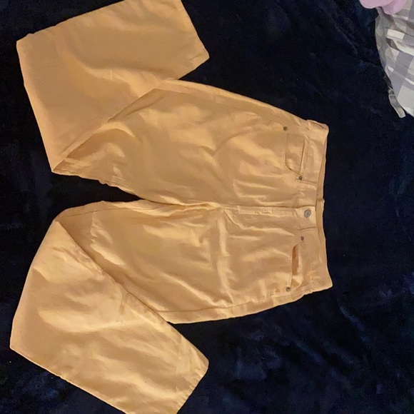 American Eagle Outfitters Pants - american eagle light orange corduroy pants